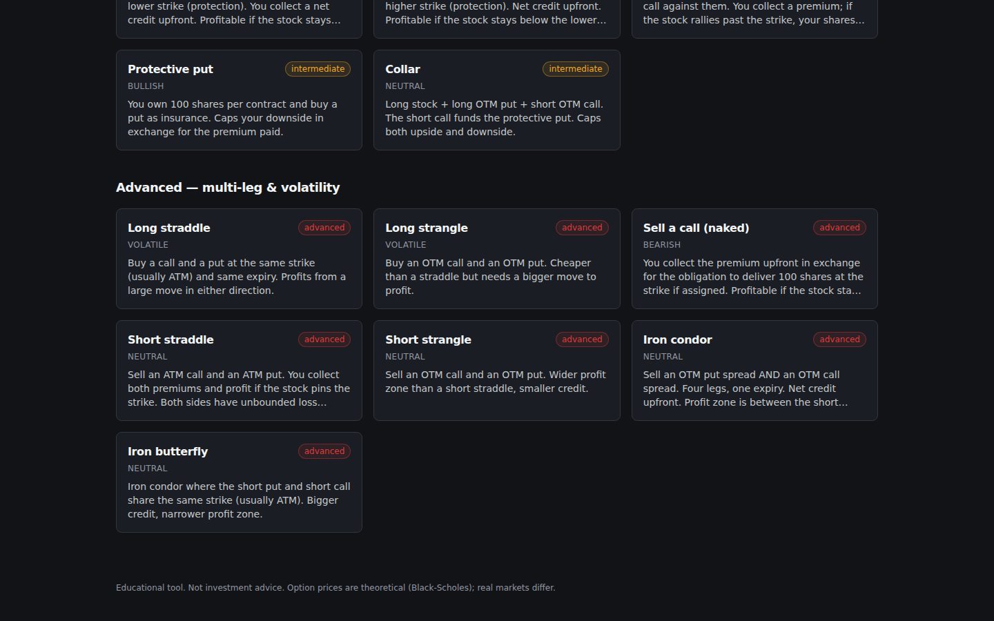 Derivatives Simulator — 2