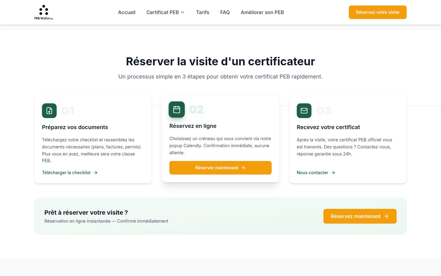 PEB Wallon — 2