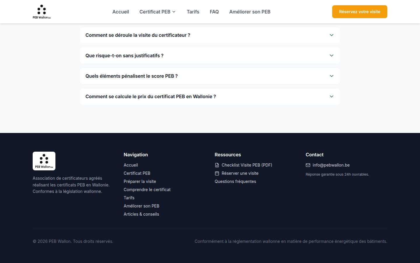PEB Wallon — 4